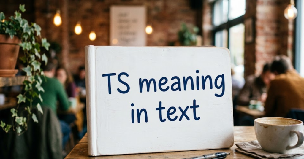 TS Meaning in Text: What Does It Actually Mean?