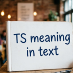 TS Meaning in Text: What Does It Actually Mean?