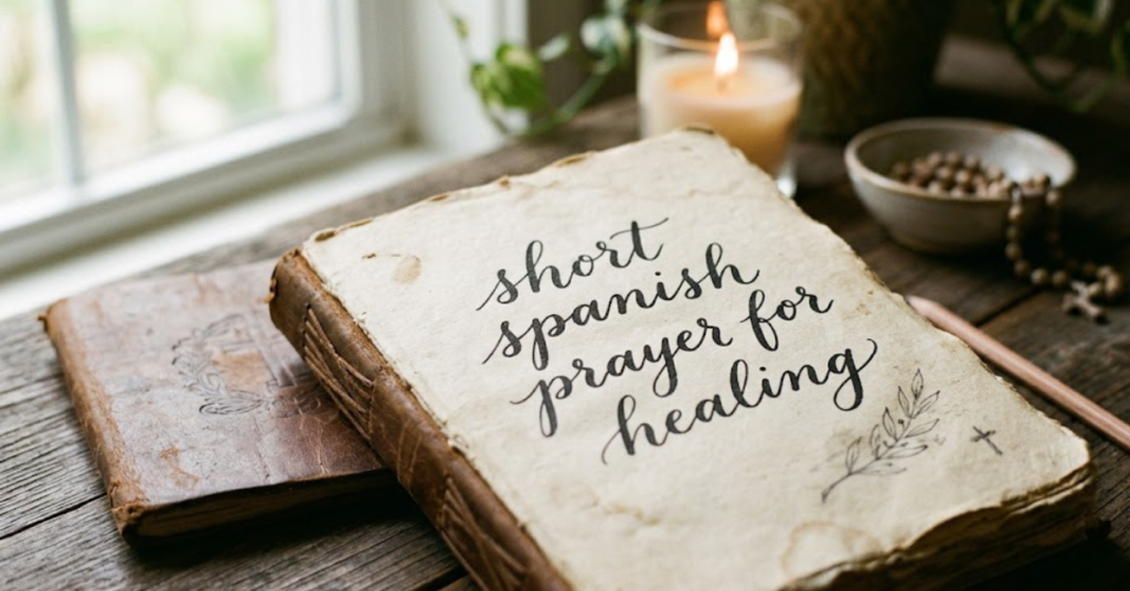 Short Spanish Prayer for Healing: Words of Comfort and Faith