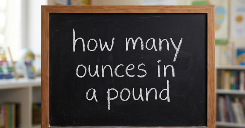 How Many Ounces in a Pound?