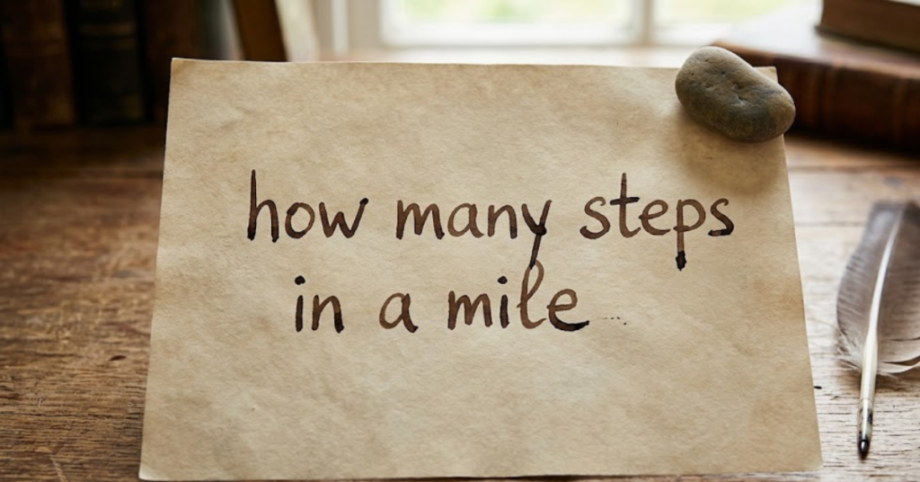 How Many Steps in a Mile?