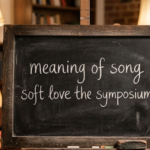 Meaning of Song Soft Love – The Symposium Explained