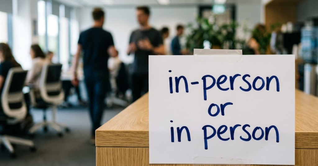 In-Person or In Person: What’s the Difference?