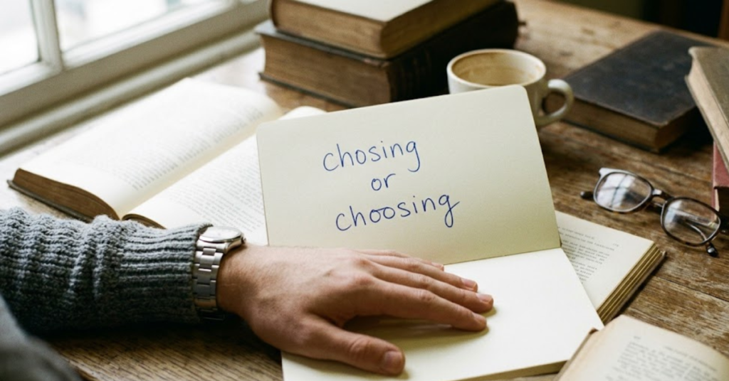 Choosing or Chosing: What’s the Correct Spelling?