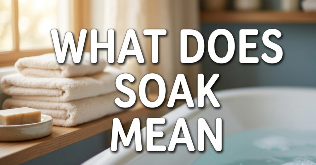 What Does Soak Mean? Slang, TikTok & Everyday Uses