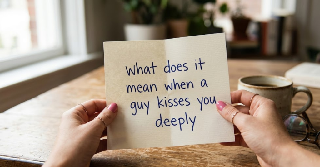 What Does It Mean When a Guy Kisses You Deeply?