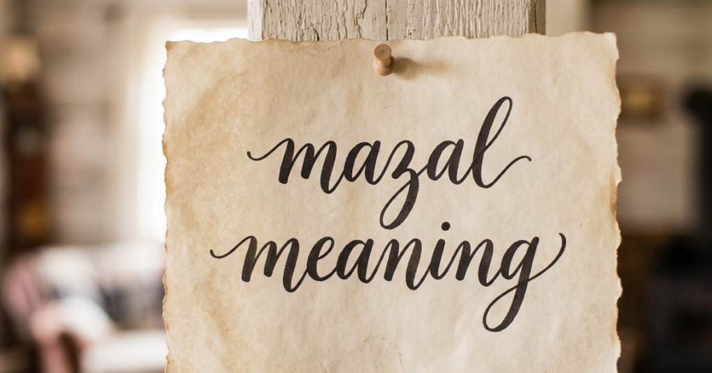 Mazal Meaning Explained: What Does “Mazal” Mean?