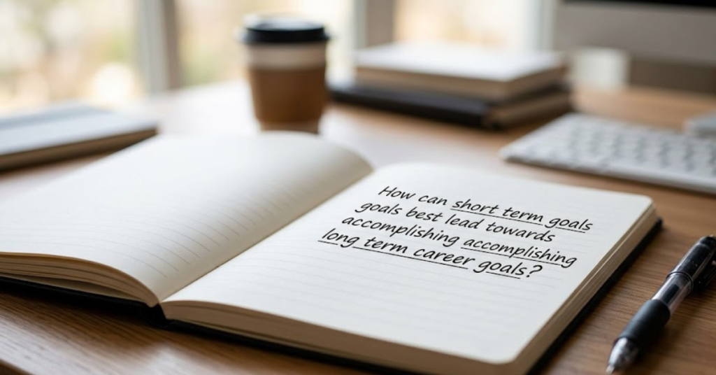 How Can Short Term Goals Best Lead Towards Accomplishing Long Term Career Goals?