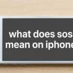 What Does SOS Mean on iPhone?