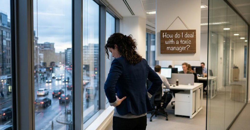 How Do I Deal With a Toxic Manager?