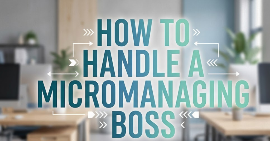 How to Handle a Micromanaging Boss