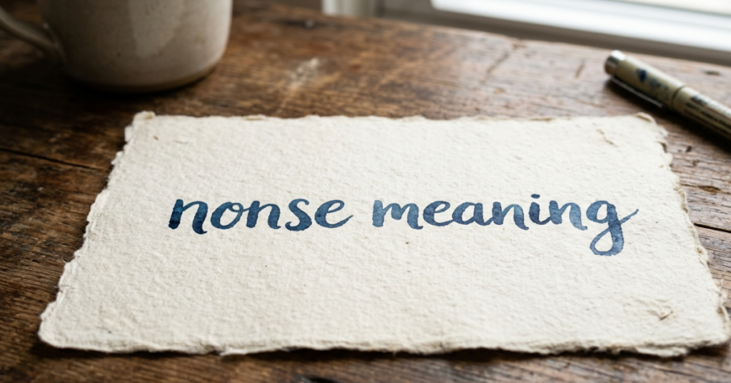 Nonse Meaning: Understanding the Word and Its Real Usage