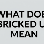 What Does Bricked Up Mean? Slang Explained Simply
