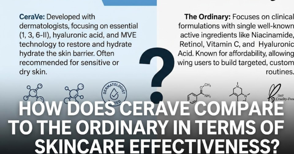 I Am a Gen Z Woman—How Does CeraVe Compare to The Ordinary in Terms of Skincare Effectiveness?