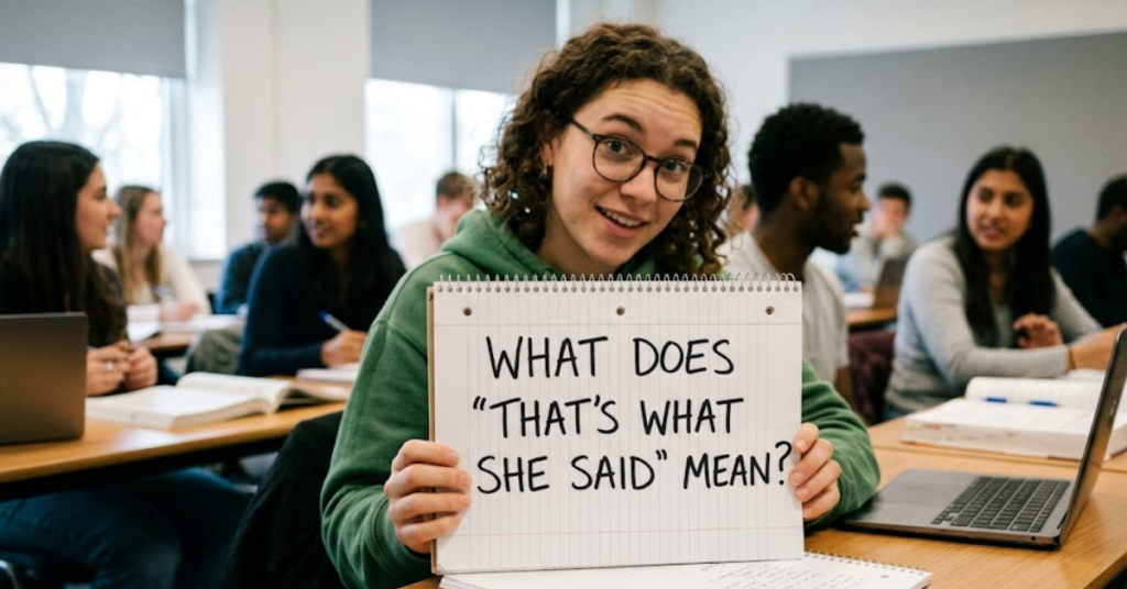 What Does “That’s What She Said” Mean? (Full Guide)