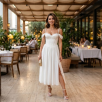 White Corset Dress